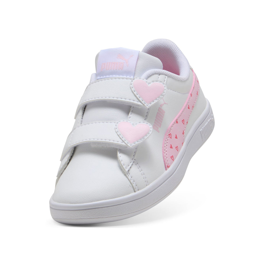 Sneakers Puma Puma Smash 3.0 Hearty V ps Bambina - Bianco