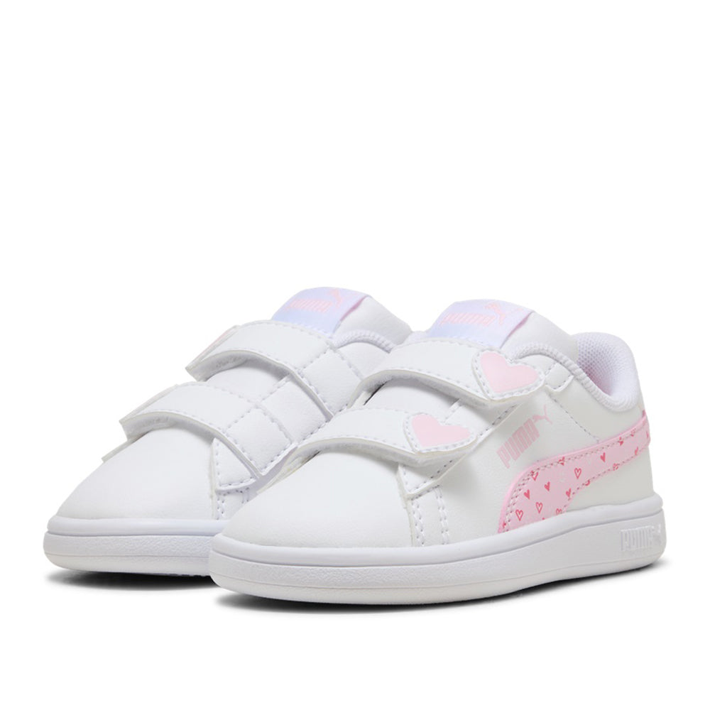 Sneakers Puma Puma Smash 3.0 Hearty V Inf Bimba - Bianco