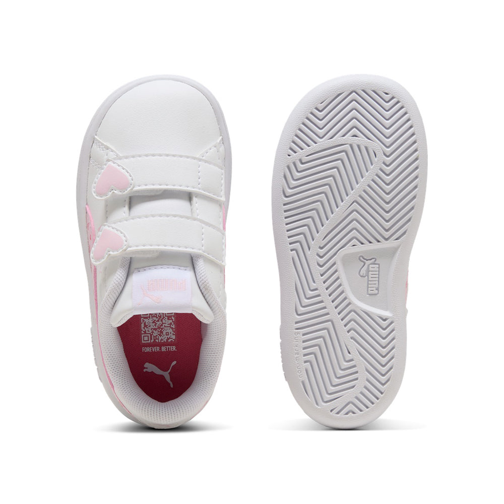 Sneakers Puma Puma Smash 3.0 Hearty V Inf Bimba - Bianco