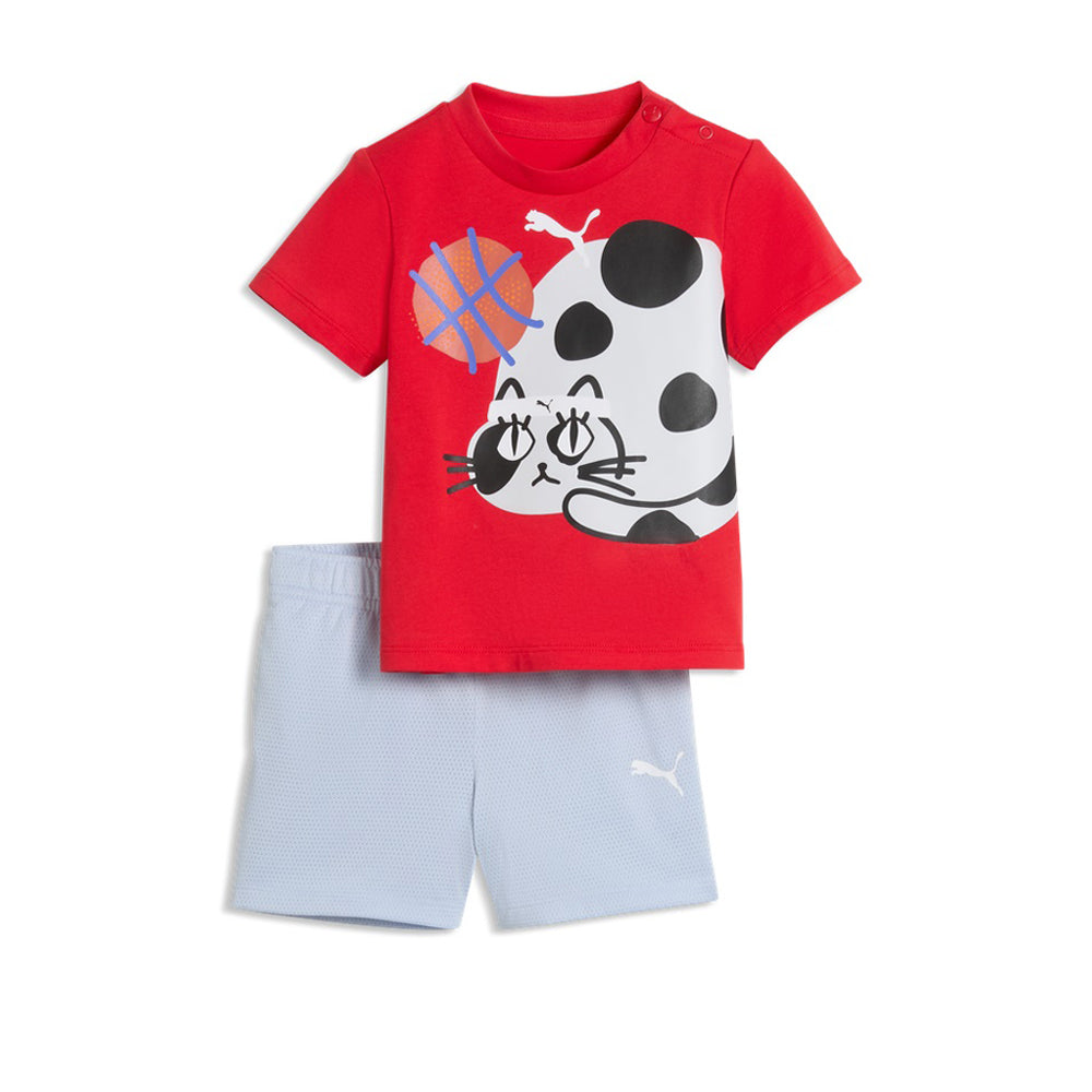 Completo Puma Unisex Bimbo - Rosso