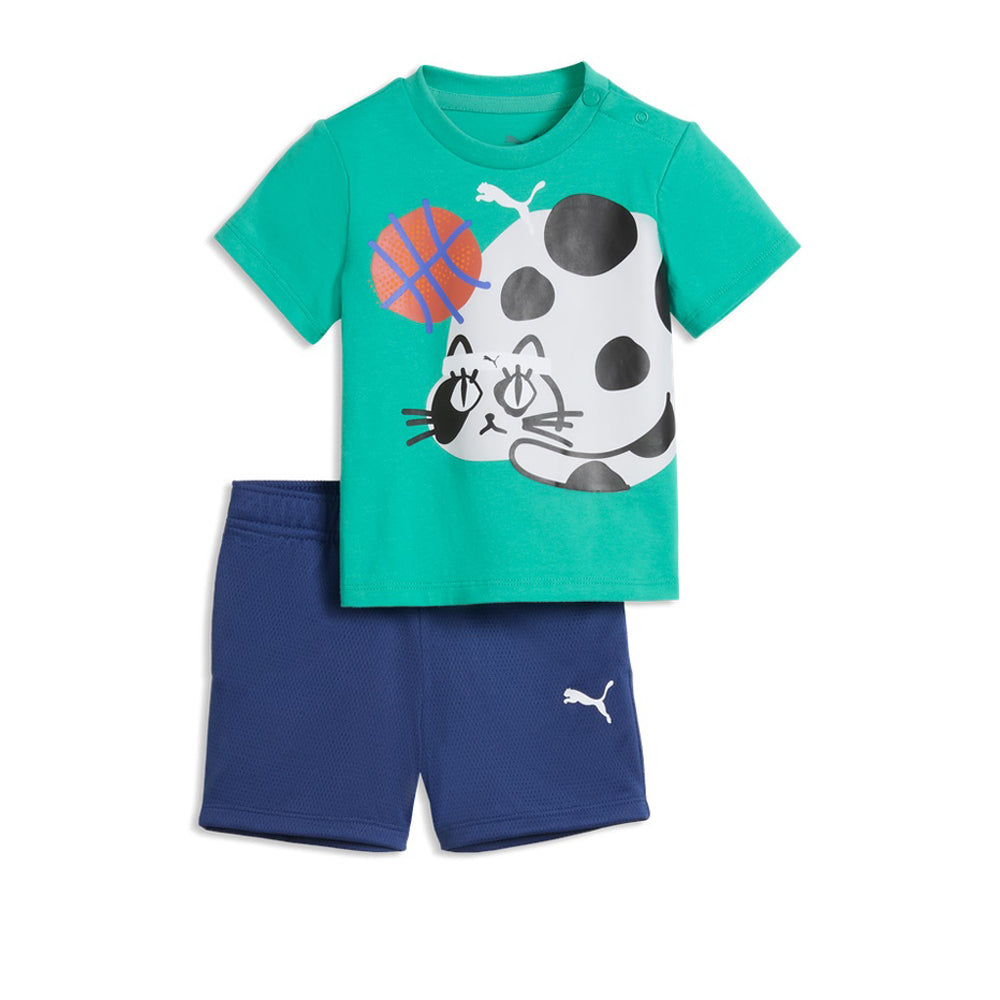 Completo Puma Unisex Bimbo - Verde