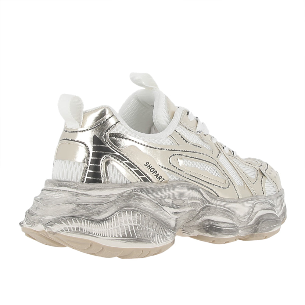 Sneakers Shop Art Ivy Donna - Argento