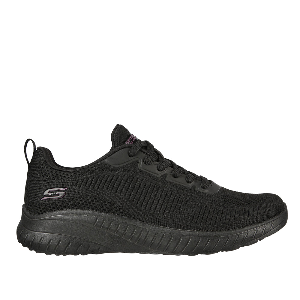 Scarpa Running Skechers Bobs Squad Chaos - Face Off Donna - Nero