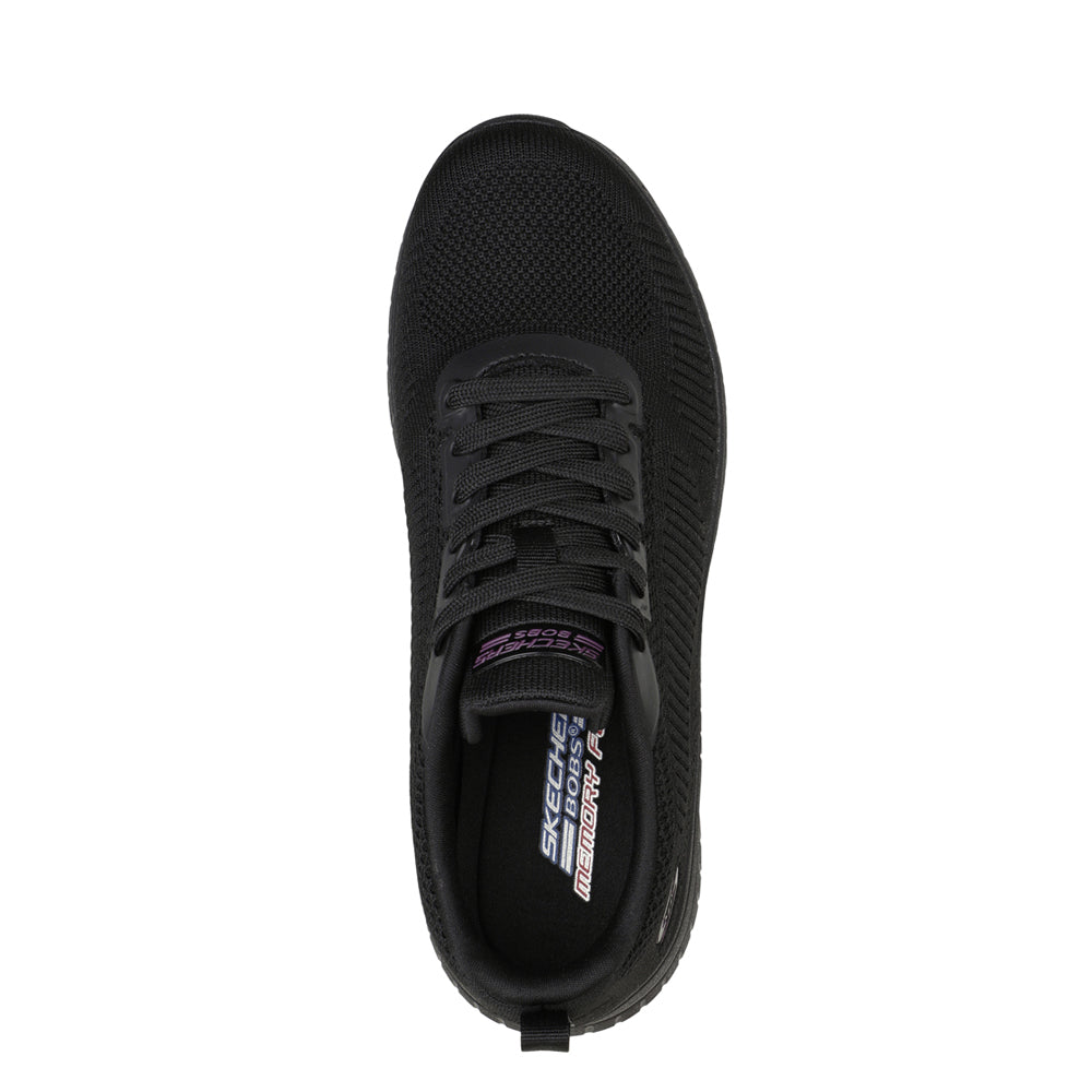 Scarpa Running Skechers Bobs Squad Chaos - Face Off Donna - Nero