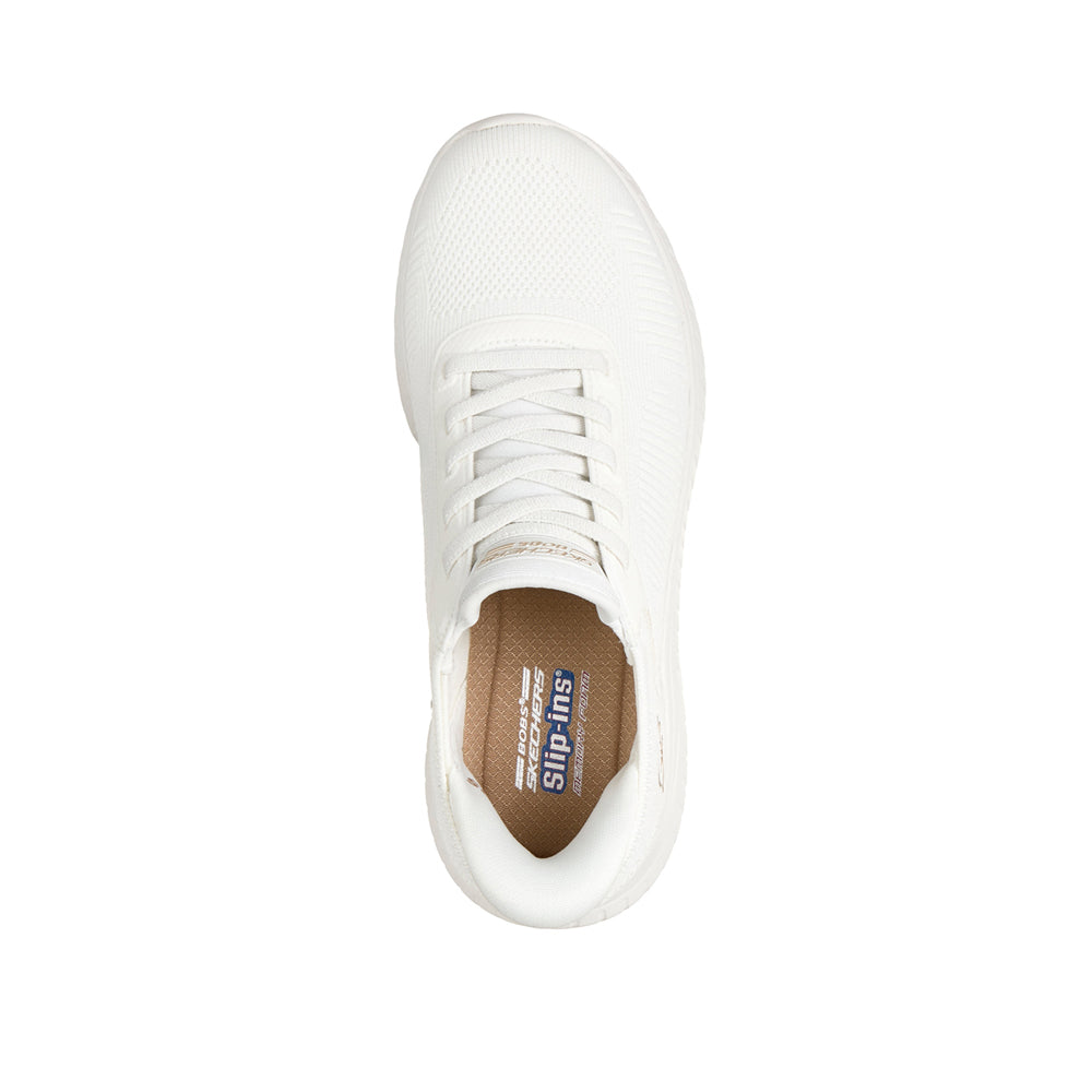 Slip-ins Skechers Bobs Squad ChaoS-Current Muse Donna - Bianco