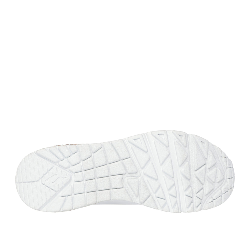 Sneakers Skechers Uno - Loving Love Donna - Bianco