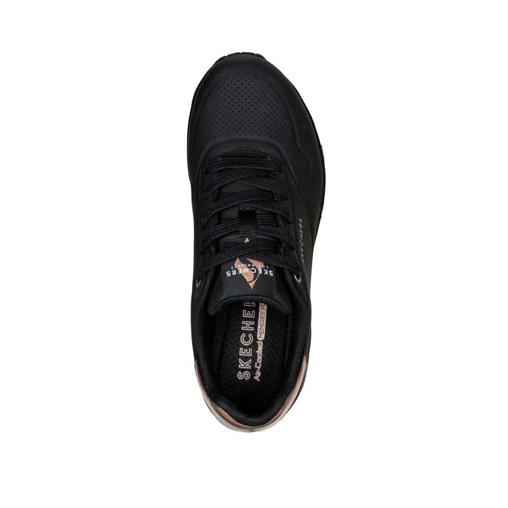 Sneakers Skechers Uno - Golden Air Donna - Nero