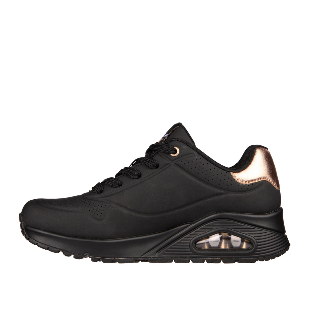 Sneakers Skechers Uno - Golden Air Donna - Nero