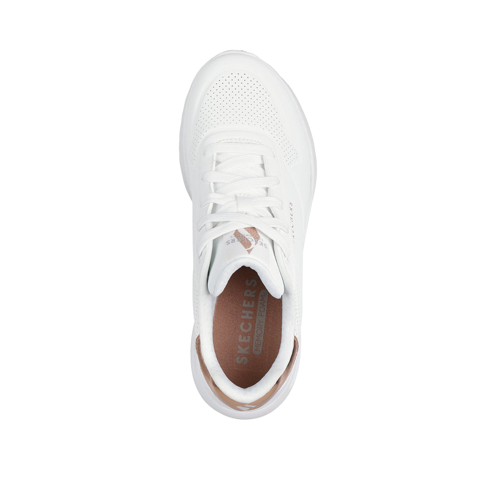 Sneakers Skechers Uno Lite - Shimmer Along Donna - Bianco