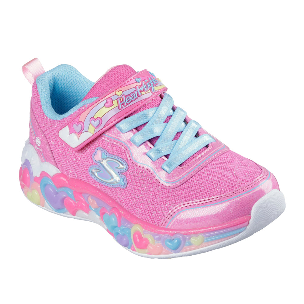 Sneakers Skechers Eternal Heart Lights - Ton of Bambina - Rosa