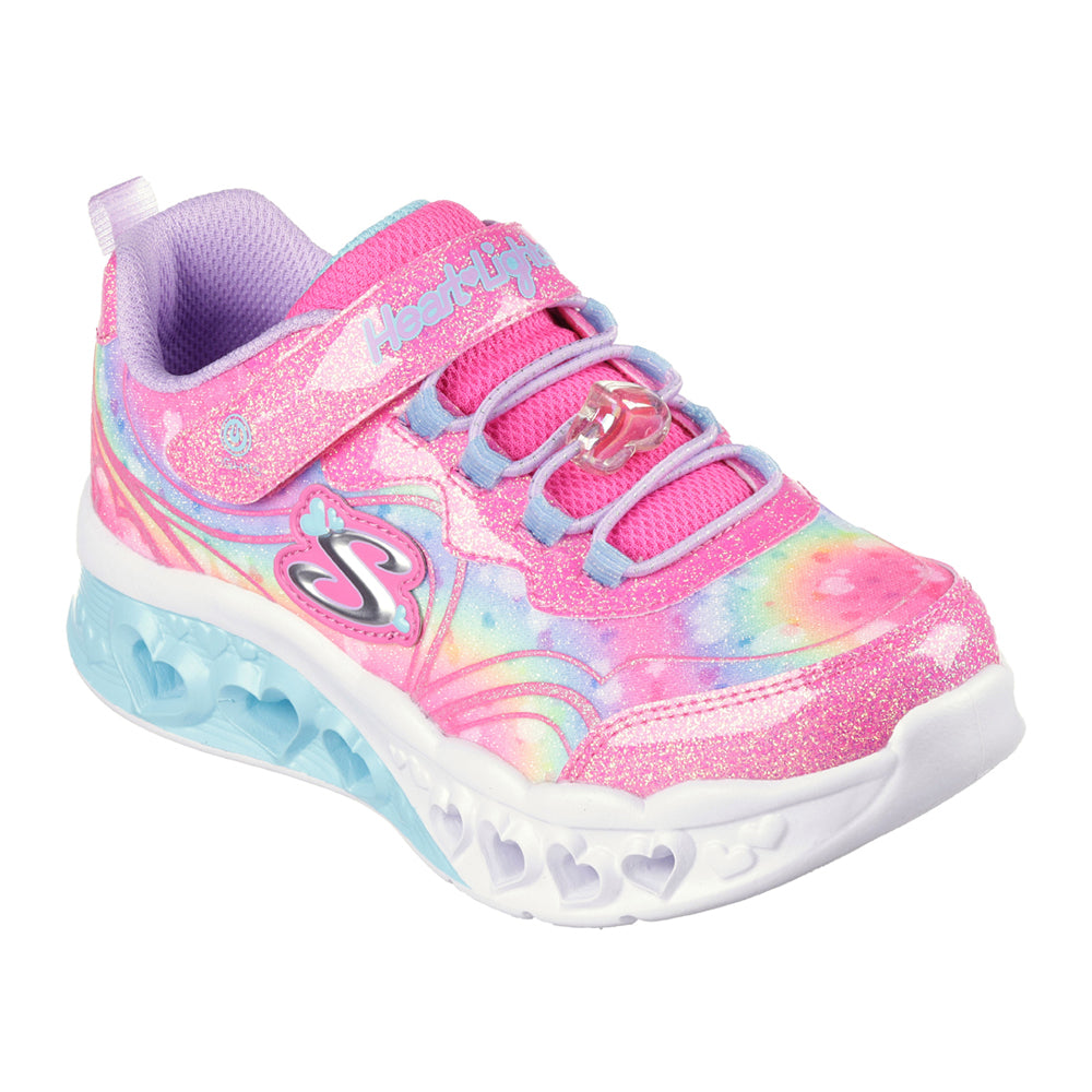 Sneakers Skechers Flutter Heart Lights - Groovy Bambina - Rosa