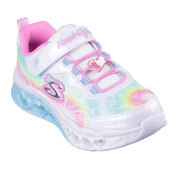 Sneakers Skechers Flutter Heart Lights - Groovy Bambina - Bianco