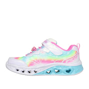 Sneakers Skechers Flutter Heart Lights - Groovy Bambina - Bianco