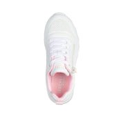 Sneakers Skechers Uno Lite - Easy Zip Bambino - Bianco