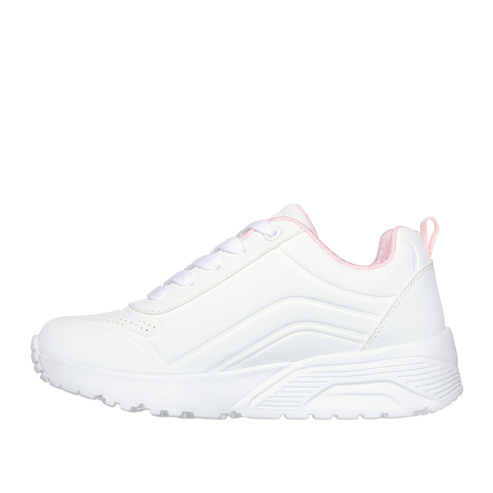 Sneakers Skechers Uno Lite - Easy Zip Bambino - Bianco