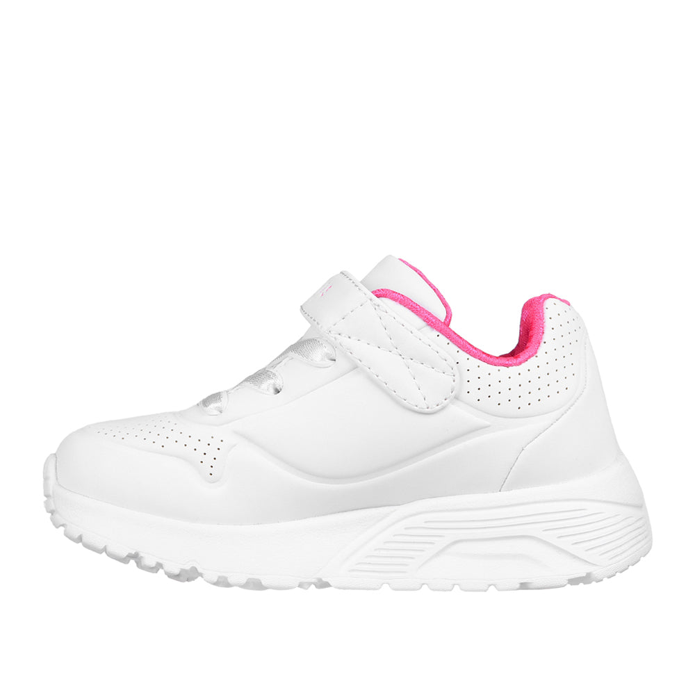 Sneakers Skechers Uno Lite Bimba - Bianco