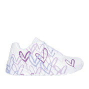 Sneakers Skechers Uno Lite - Spread The Love Bambina - Bianco