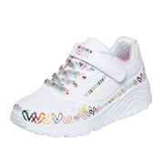 Sneakers Skechers Uno Lite - Heart Craze Bambina - Bianco