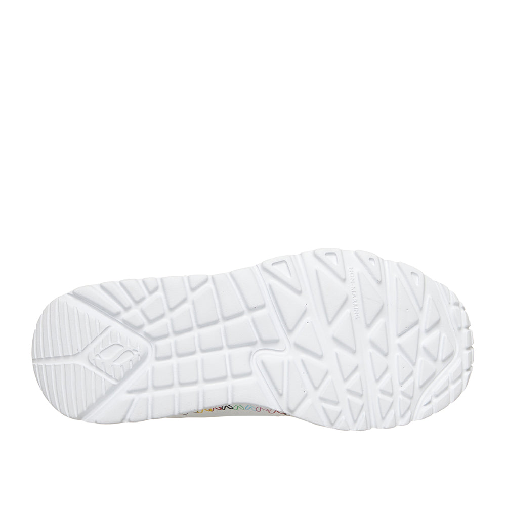 Sneakers Skechers Uno Lite - Heart Craze Bambina - Bianco