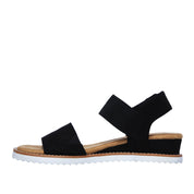 Sandalo Skechers Desert Kiss Donna - Nero