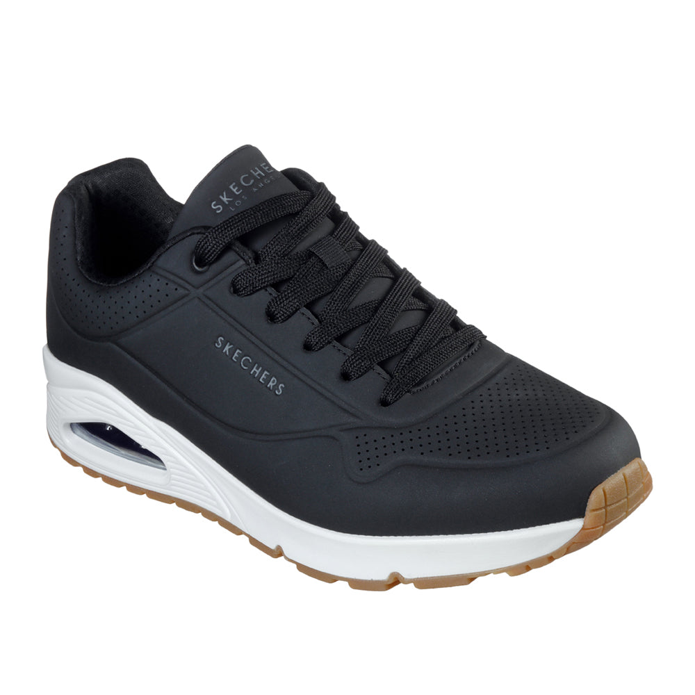 Sneakers Skechers Uno - Stand On Air Uomo - Nero
