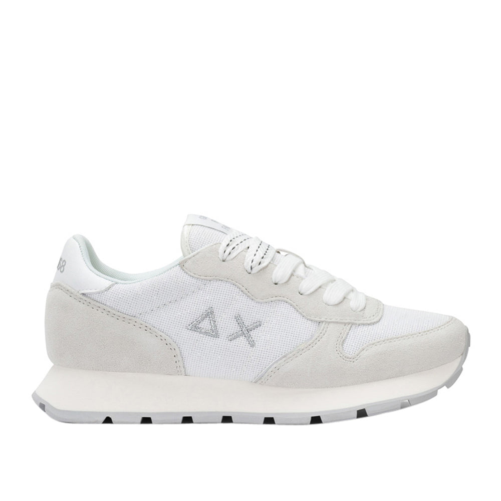Sneakers Sun68 Ally Glitter Donna - Bianco