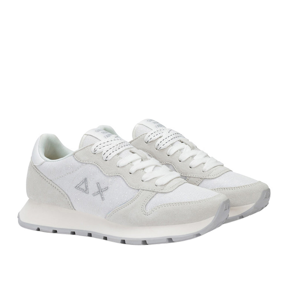 Sneakers Sun68 Ally Glitter Donna - Bianco