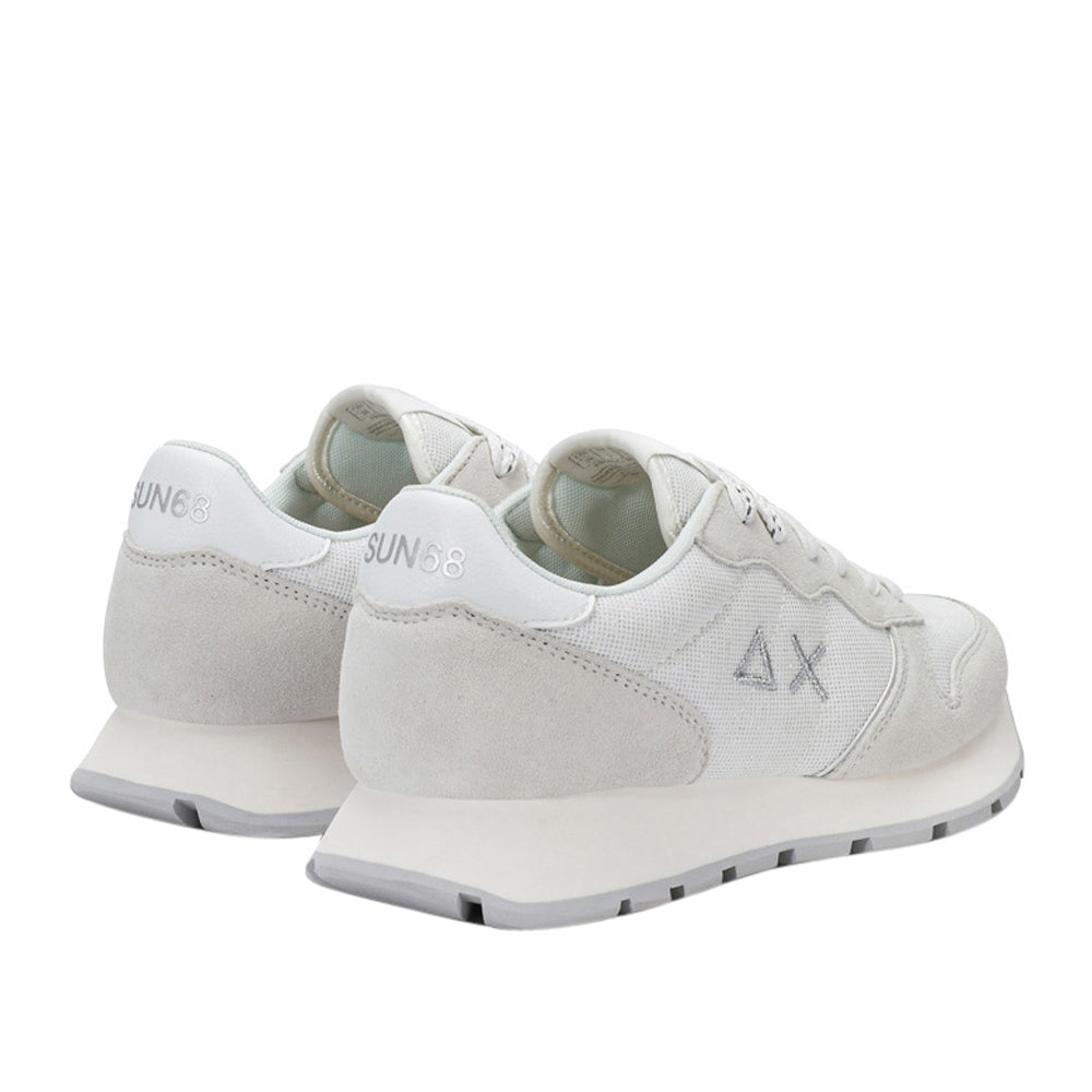 Sneakers Sun68 Ally Glitter Donna - Bianco