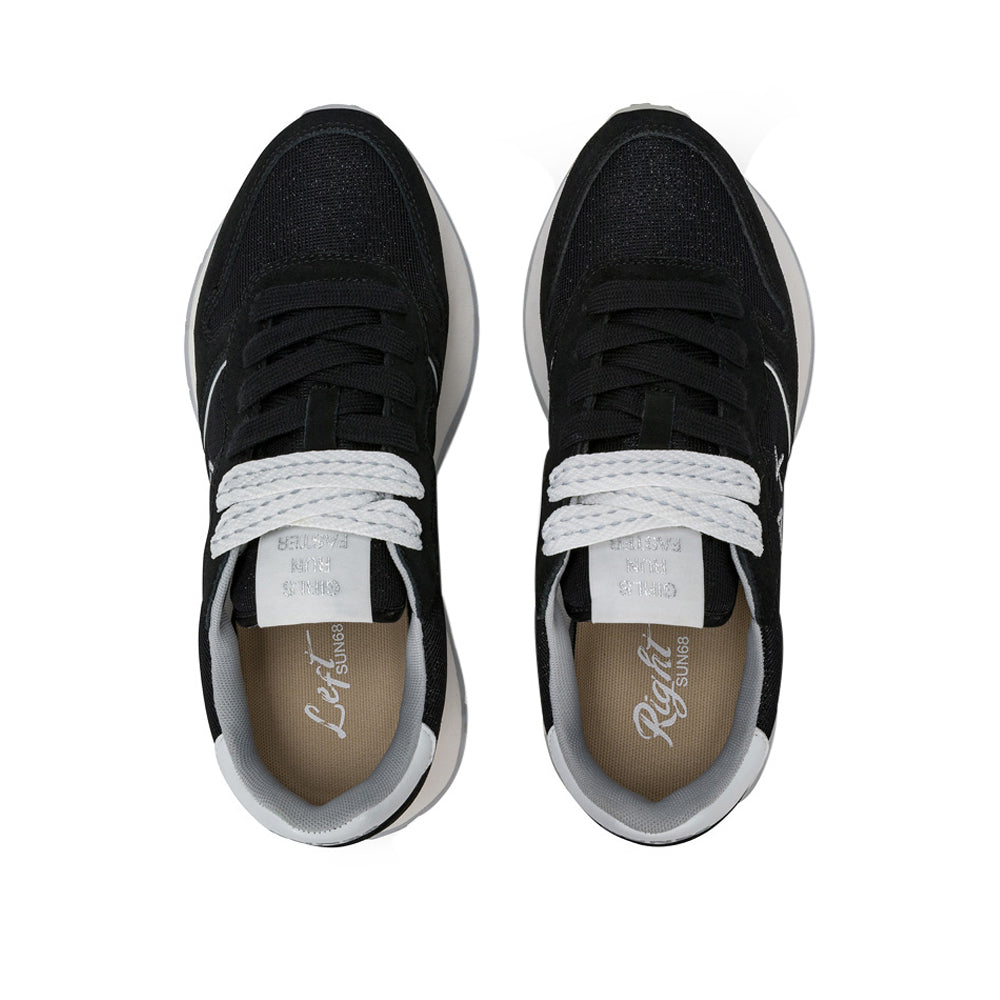 Sneakers Sun68 Ally Glitter Donna - Nero