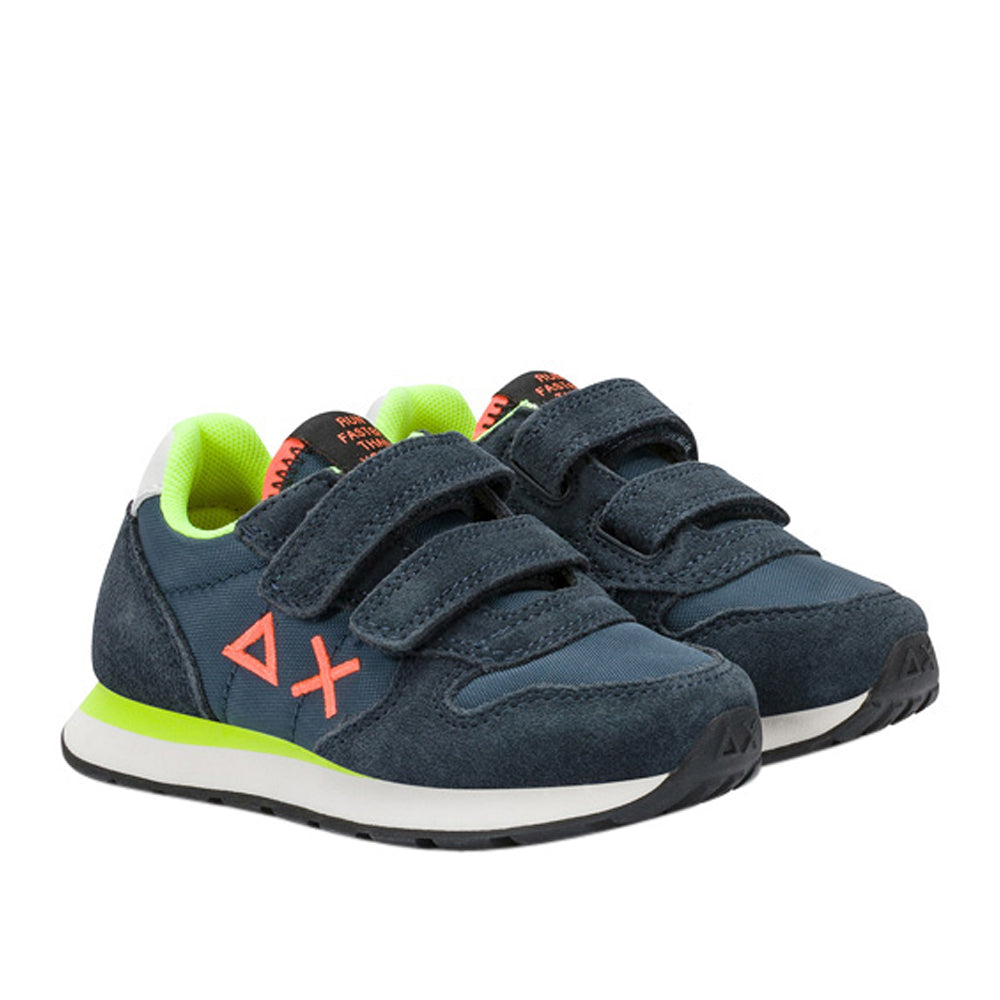 Sneakers Sun68 Tom Fluo Bimbo - Blu