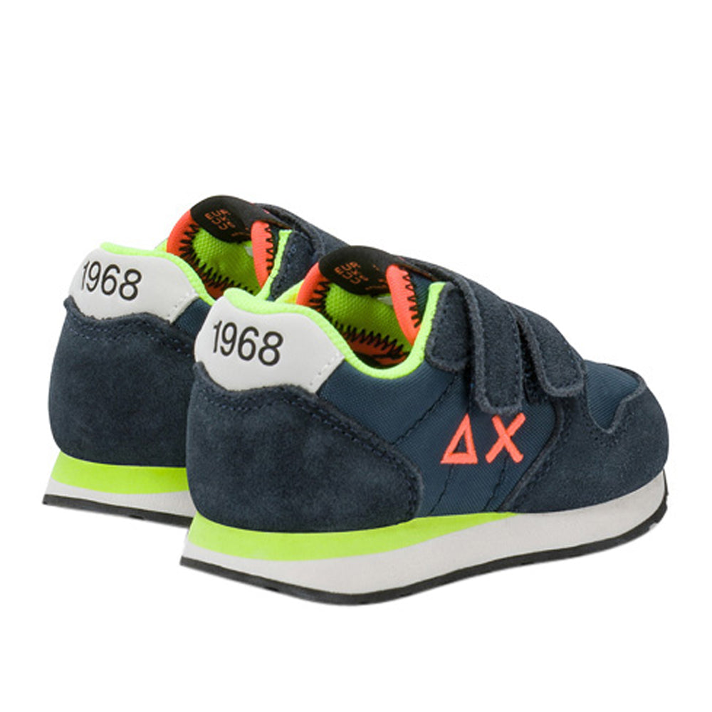 Sneakers Sun68 Tom Fluo Bimbo - Blu