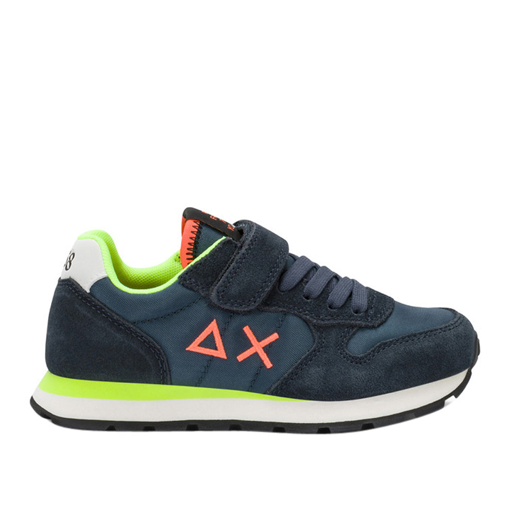 Sneakers Sun68 Tom Fluo Bambino - Blu