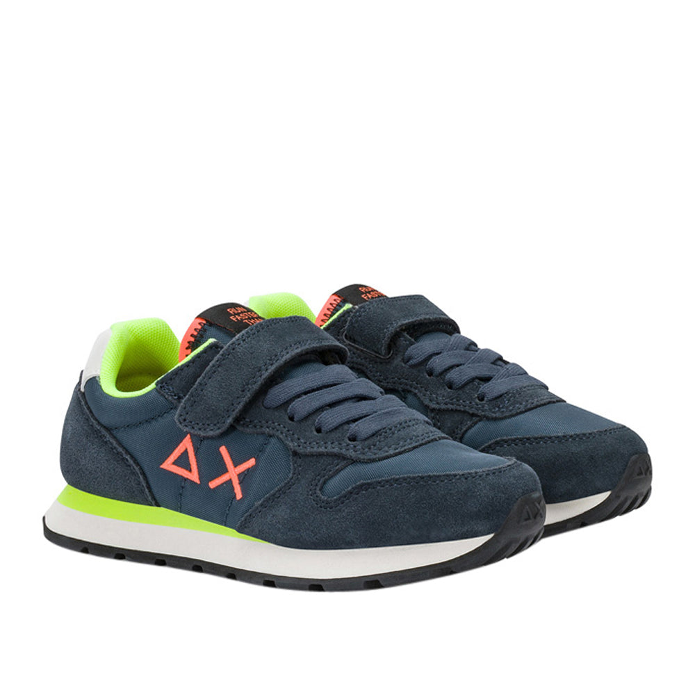 Sneakers Sun68 Tom Fluo Bambino - Blu