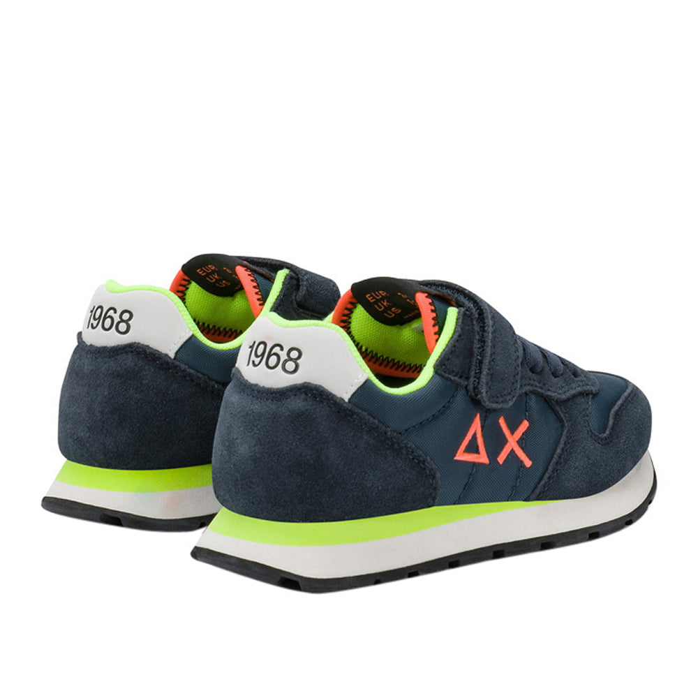 Sneakers Sun68 Tom Fluo Bambino - Blu