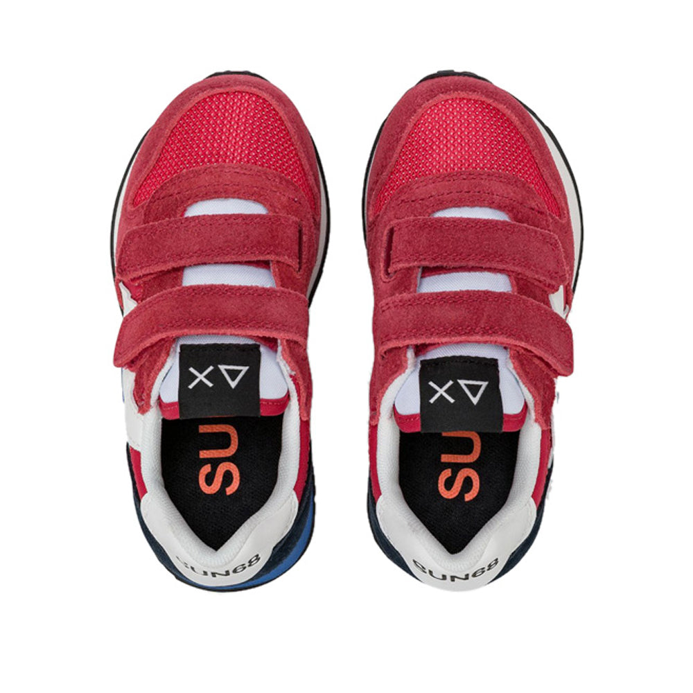 Sneakers Sun68 Jaki Solid Bimbo - Rosso