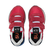 Sneakers Sun68 Jaki Solid Bimbo - Rosso