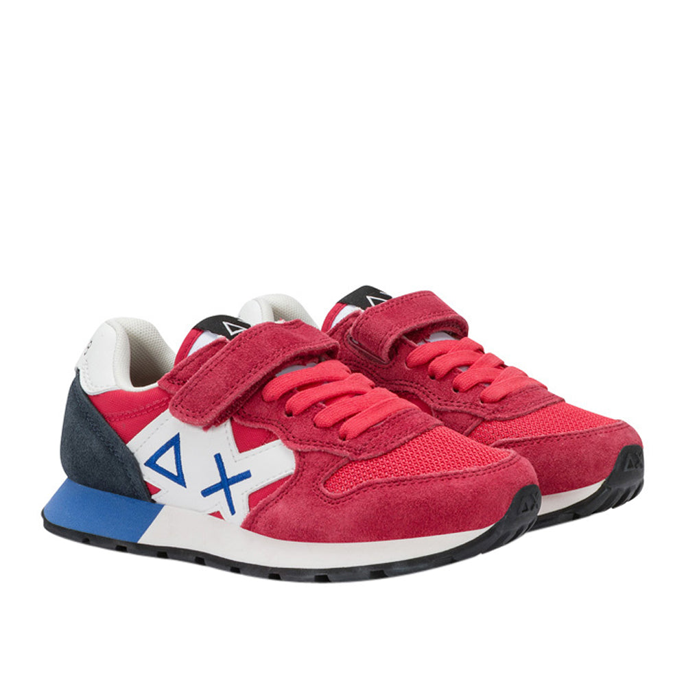 Sneakers Sun68 Jaki Solid Bambino - Rosso