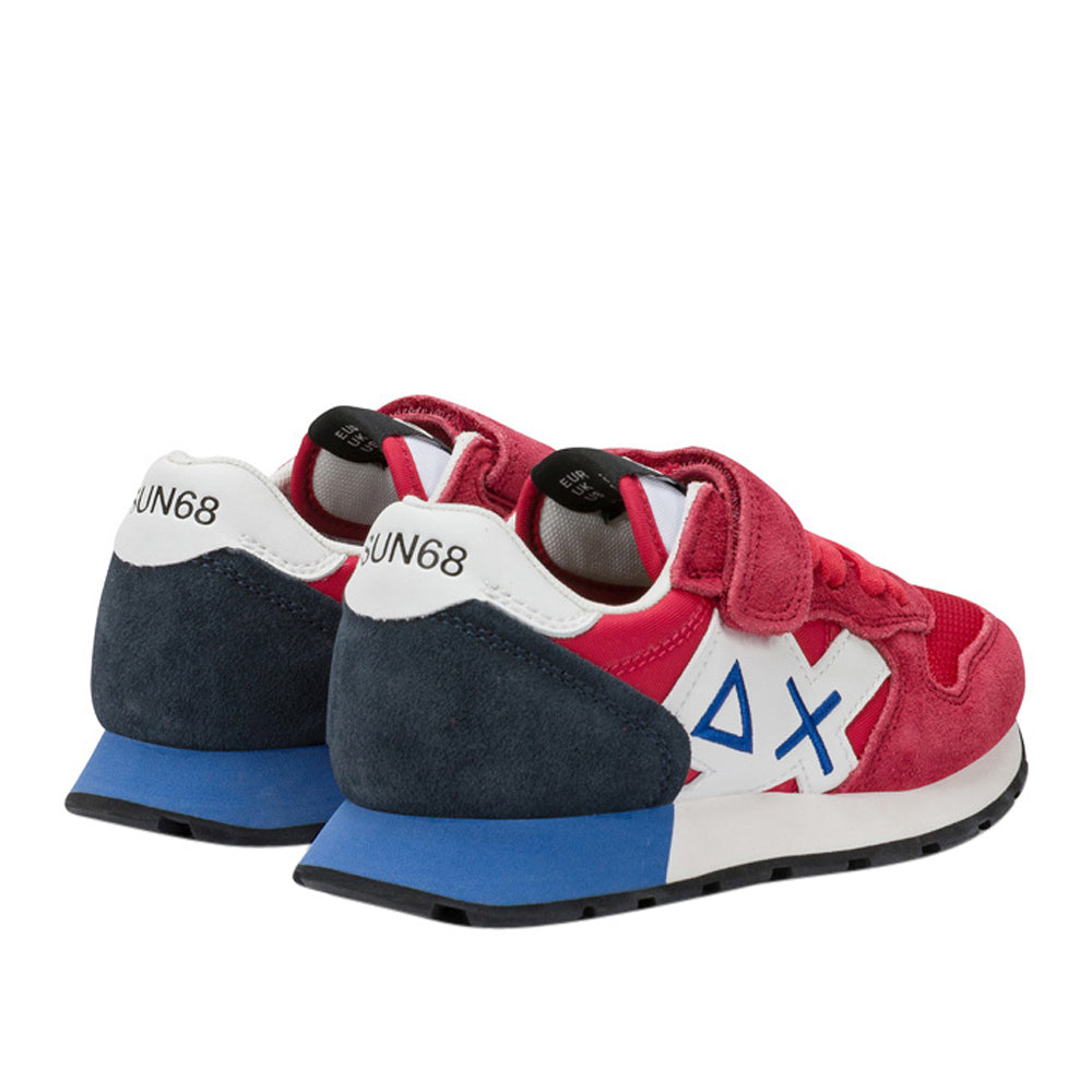 Sneakers Sun68 Jaki Solid Bambino - Rosso