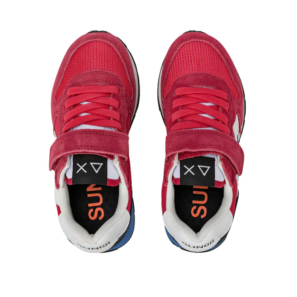Sneakers Sun68 Jaki Solid Bambino - Rosso