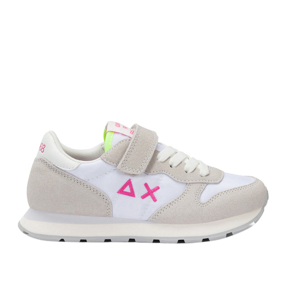 Sneakers Sun68 Ally Solid Bambina - Bianco