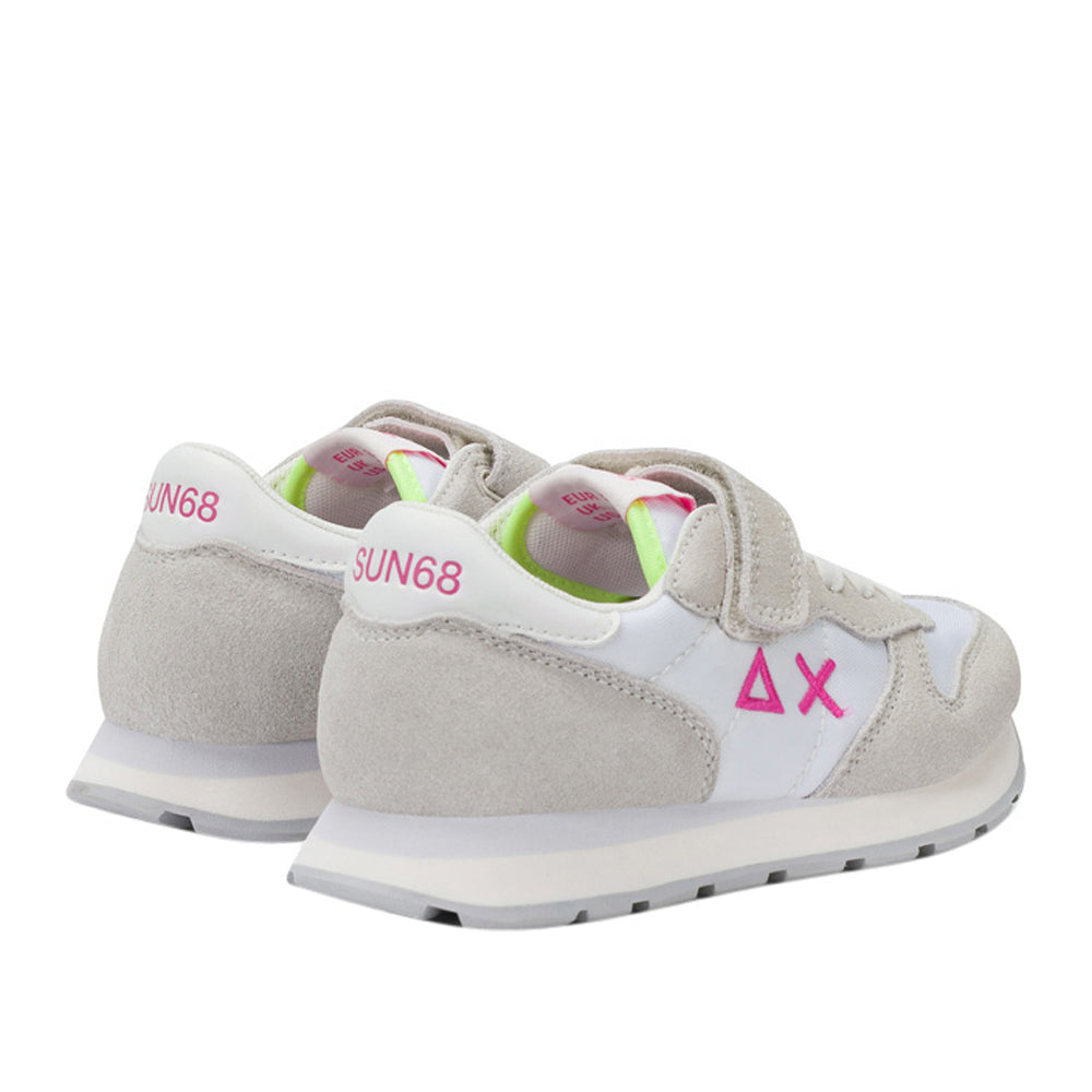 Sneakers Sun68 Ally Solid Bambina - Bianco