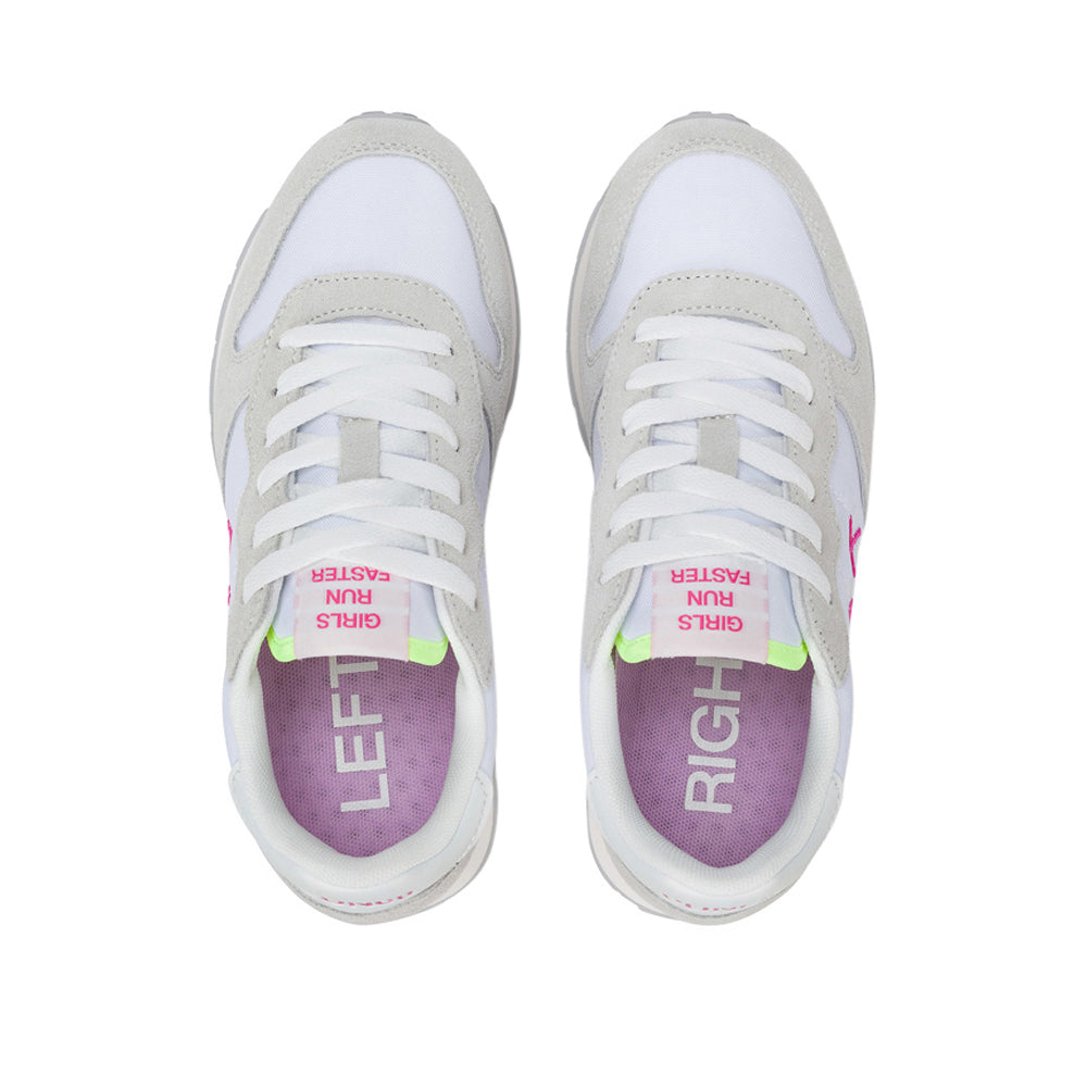 Sneakers Sun68 Ally Solid Ragazza - Bianco