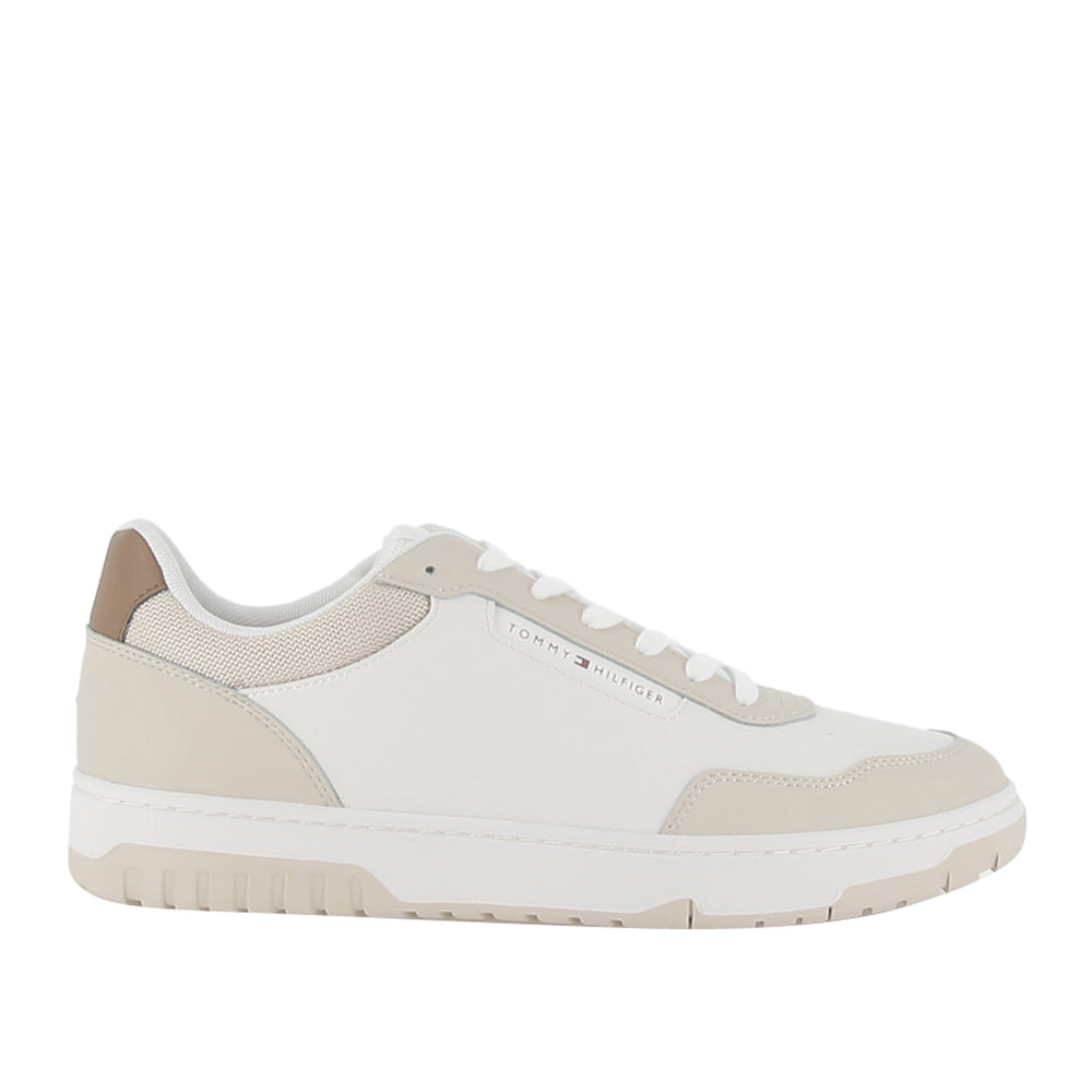 Sneakers Tommy Hilfiger Th Basket Uomo - Beige