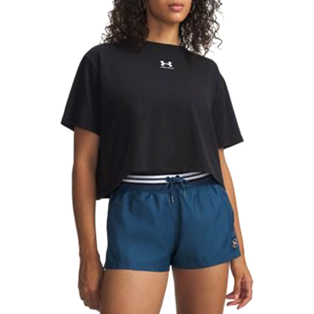 T-Shirt Under Armour Donna - Nero