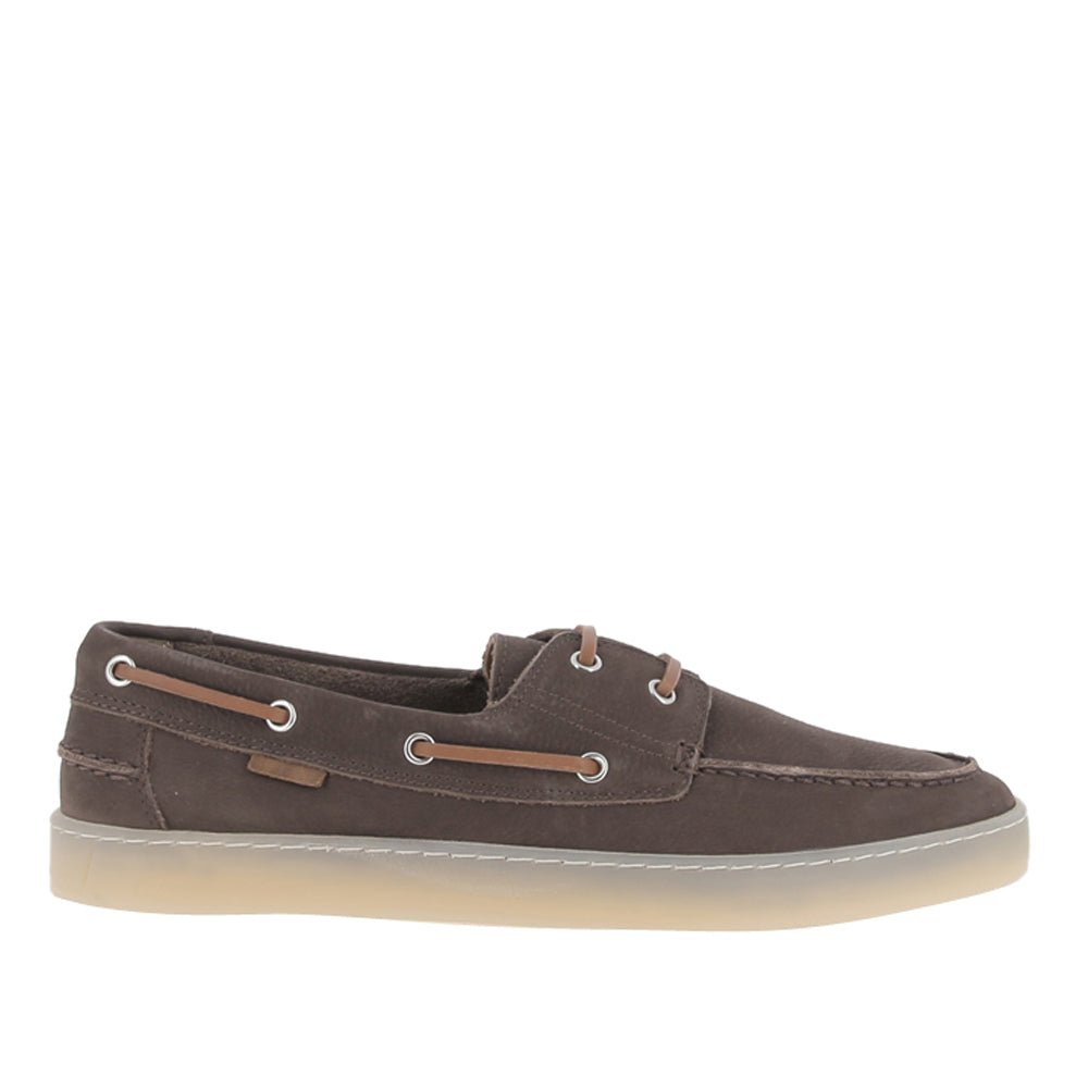 Scarpa Barca Vueva Uomo - Marrone