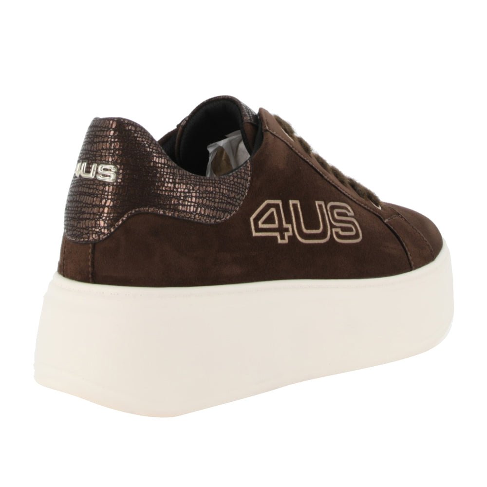 Sneakers 4US Donna - Marrone