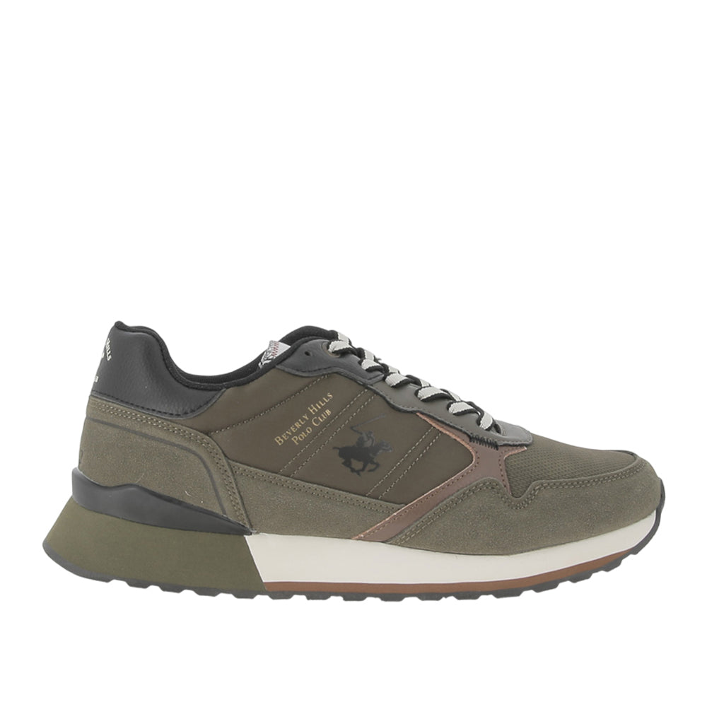 Sneakers Beverly Hills King Power Mix Uomo - Verde