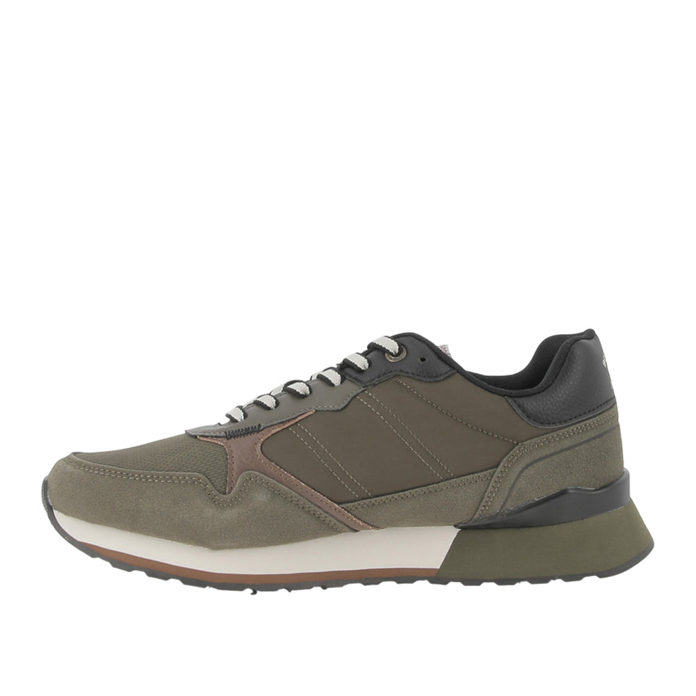 Sneakers Beverly Hills King Power Mix Uomo - Verde