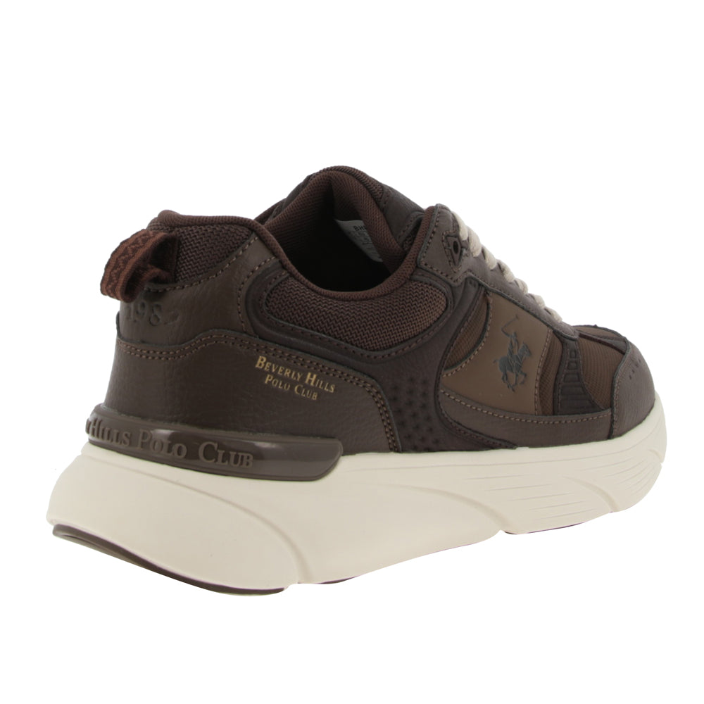 Sneakers Beverly Hills Derby Mix 2 Uomo - Cuoio