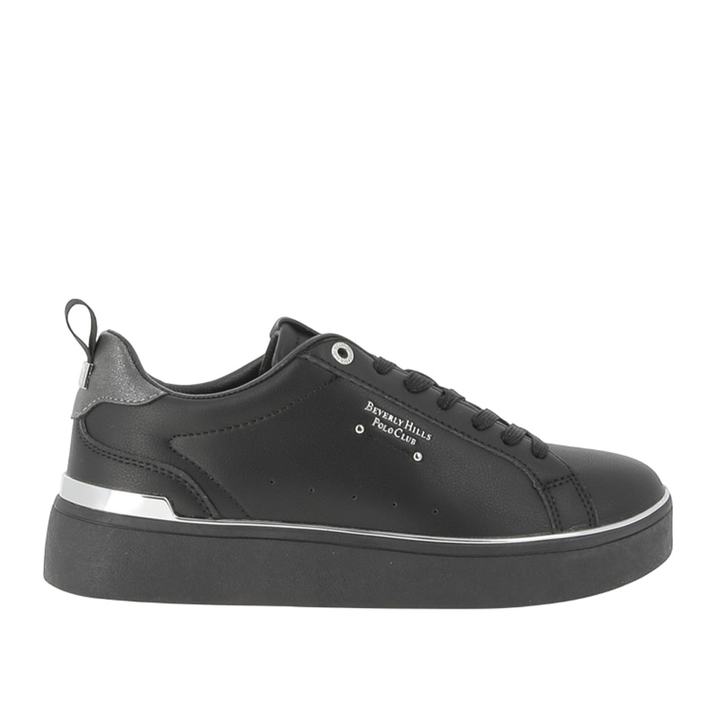 Sneakers Beverly Hills Queens Cup Ltx Donna - Nero